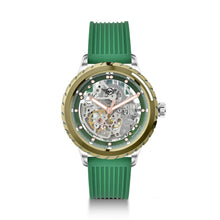 Load image into Gallery viewer, Skeleton Wheel Dial (Silicon Strap) - Green
