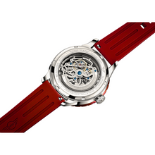 Load image into Gallery viewer, Skeleton Wheel Dial (Silicon Strap) - Red
