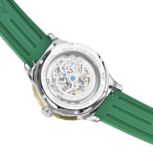 Load image into Gallery viewer, Skeleton Wheel Dial (Silicon Strap) - Green
