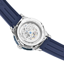 Load image into Gallery viewer, Skeleton Wheel Dial (Silicon Strap) - Blue
