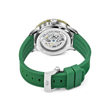 Load image into Gallery viewer, Skeleton Wheel Dial (Silicon Strap) - Green
