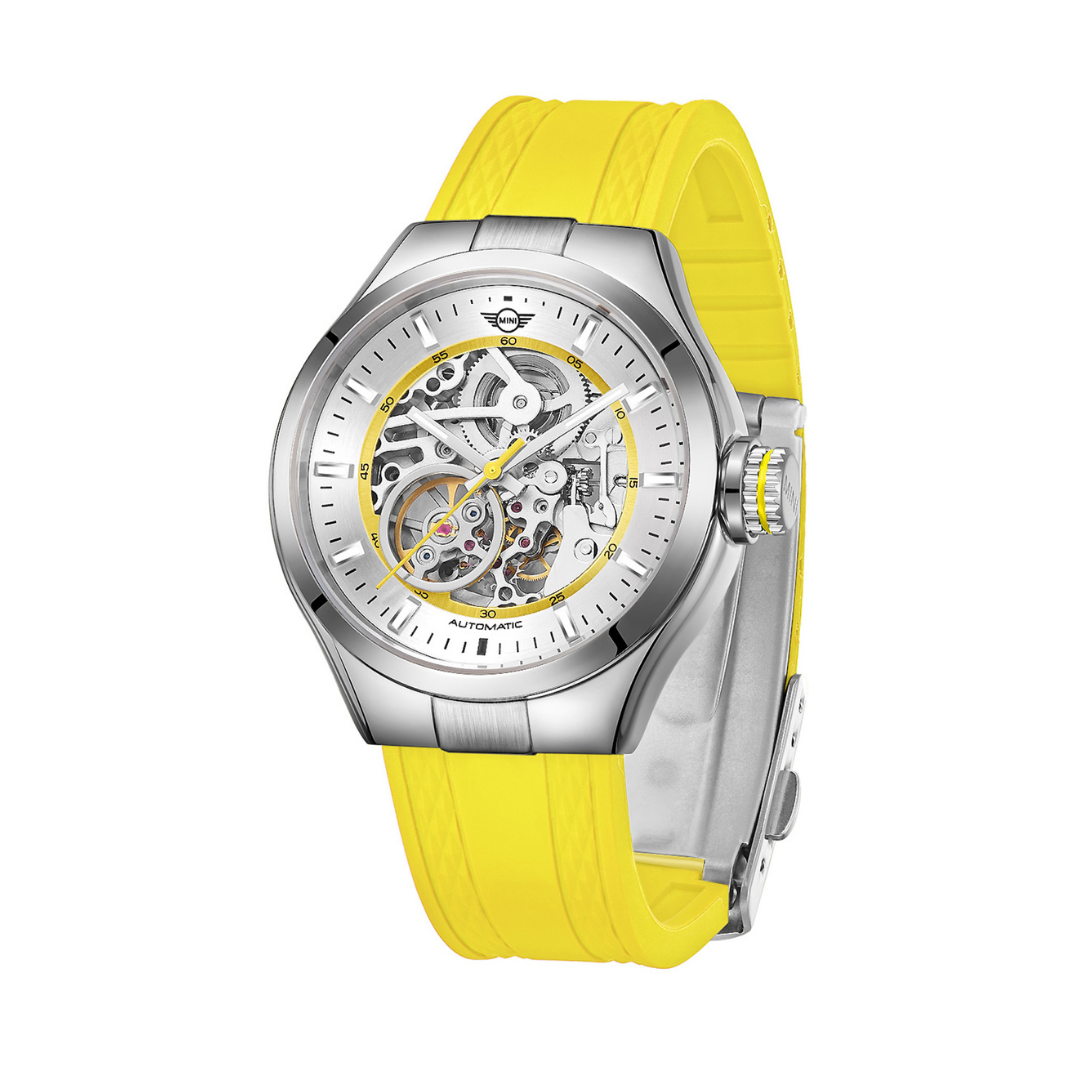 Skeleton (Silicon Strap) - Yellow