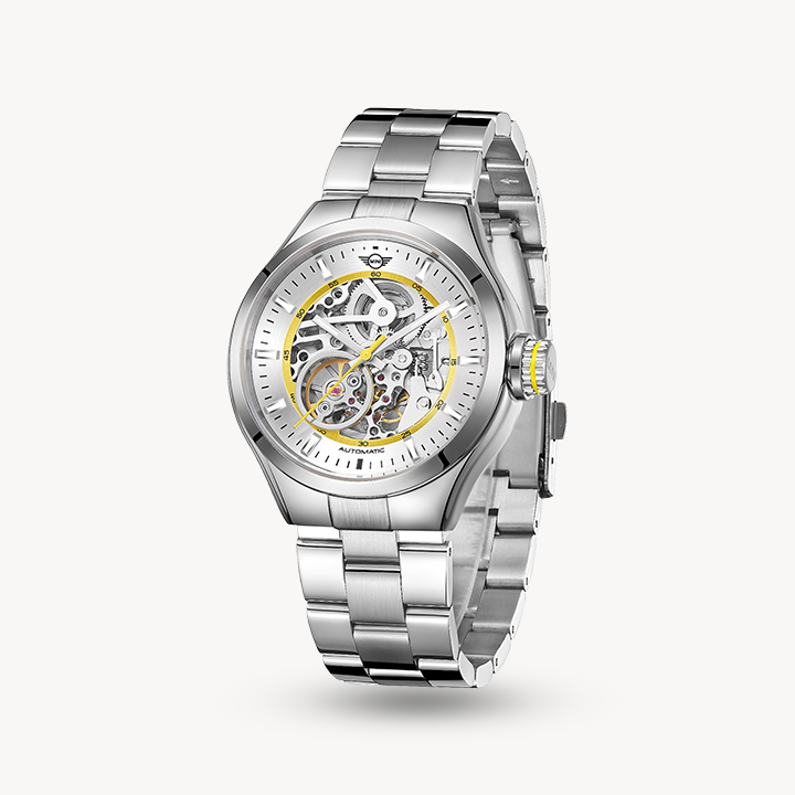 Skeleton (Steel Bracelet) - Yellow