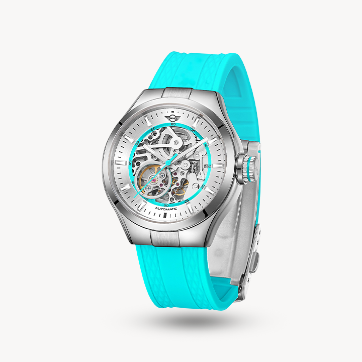 Skeleton (Silicon Strap) - Turquoise